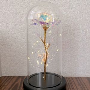 Fluorescent Rose with LED Lights